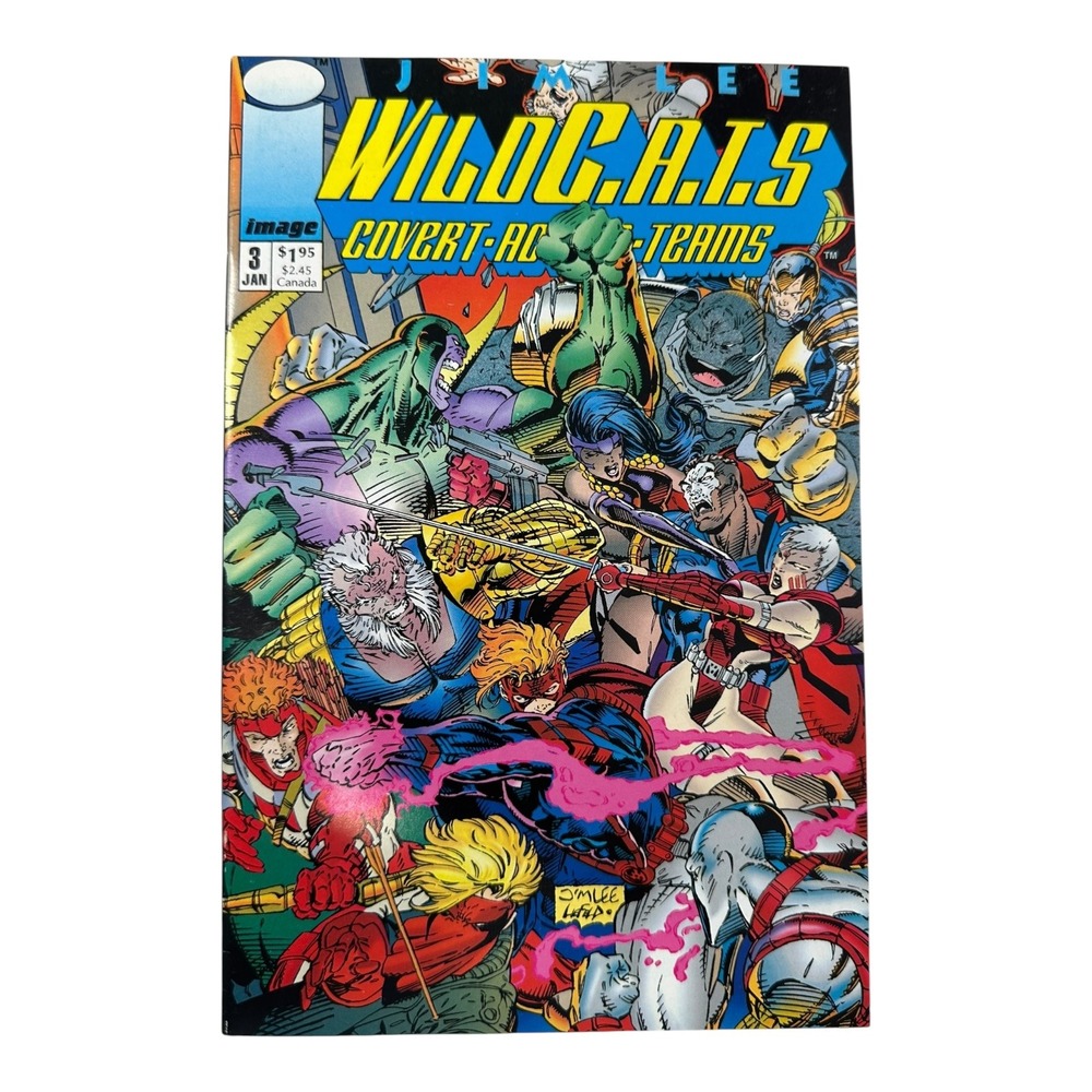 WildC.A.T.S Covert Action Teams #3 Comic Book Jim‎ Lee Stormwatch Poster